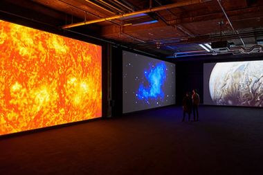 Digital Projection propels art fans into the Data-Verse