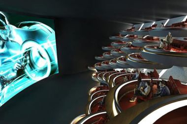 Vertical cinema to offer better projector positioning