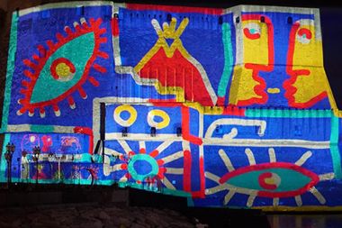 Barco projectors bring digital art to Naples castle