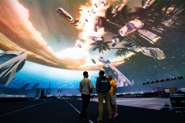 Vioso calibrates world’s largest dome projection