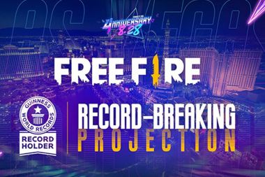 World’s largest video game projection record shattered