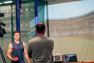 Panasonic aids Olympic athlete’s simulation training