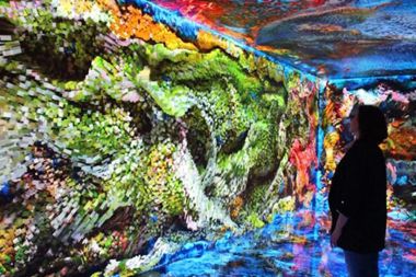 ‘World-first six-sided immersive LED cube’ opens to public