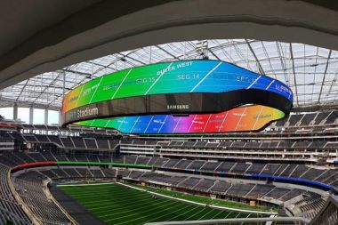 Samsung videoboard ‘breaks sport stadium record’